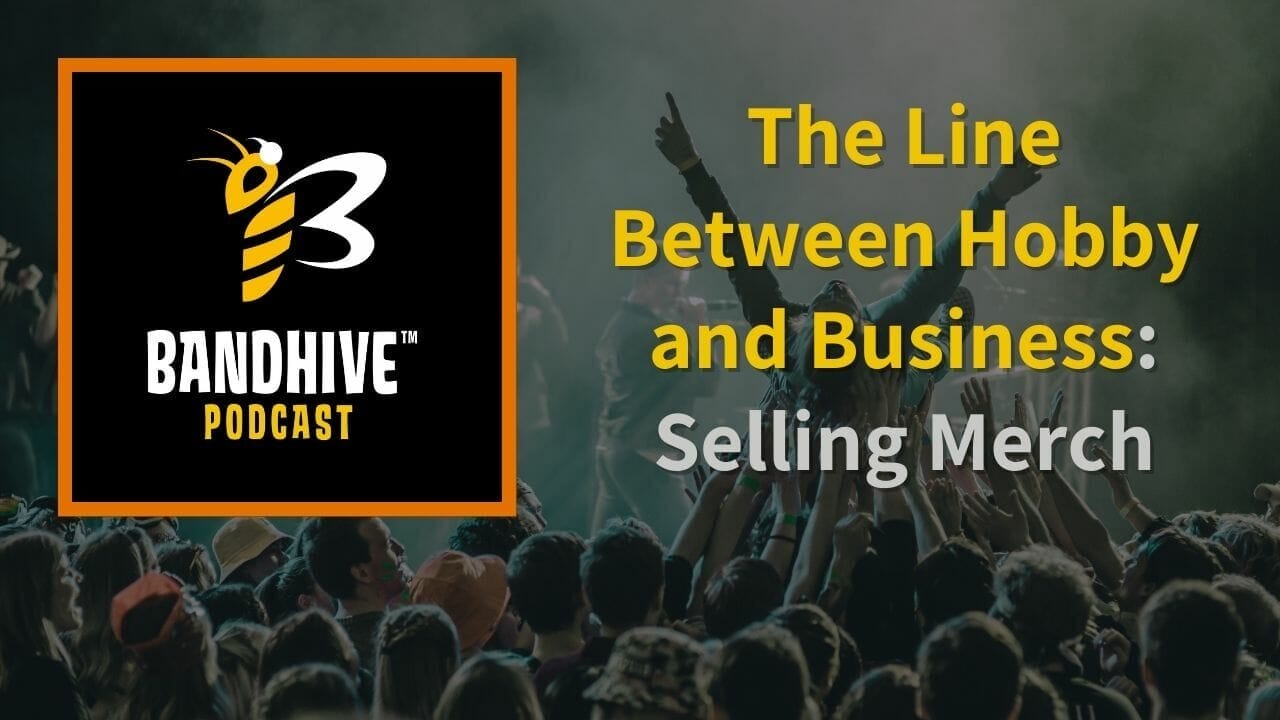 Episode art: The Line Between Hobby and Business: Selling Merch